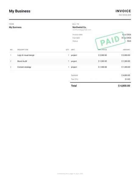 Create and send invoices